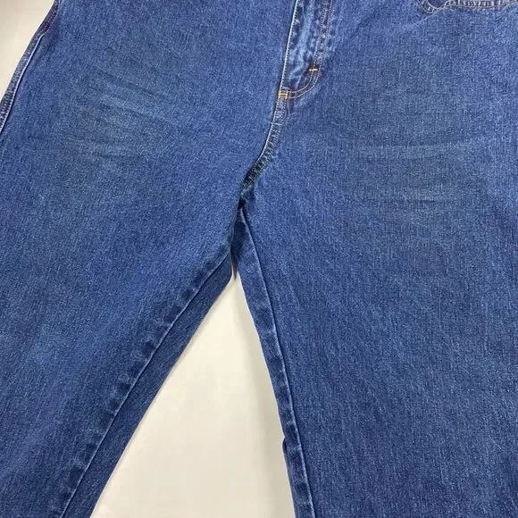 Vintage Unisex Classic Wrangler TM Jeans 32/33 Approximately No Label 🏷️ - Picture 10 of 16